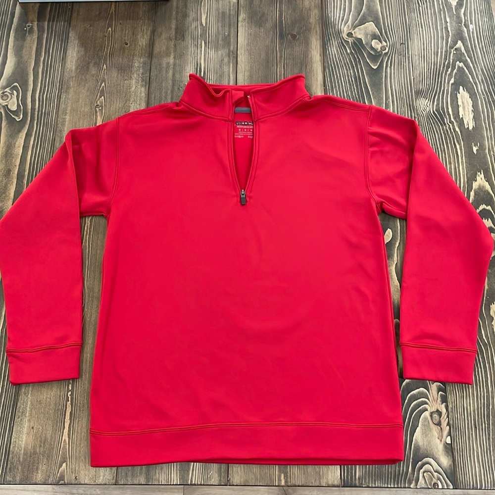 Men’s Red Gildan Performance Pullover